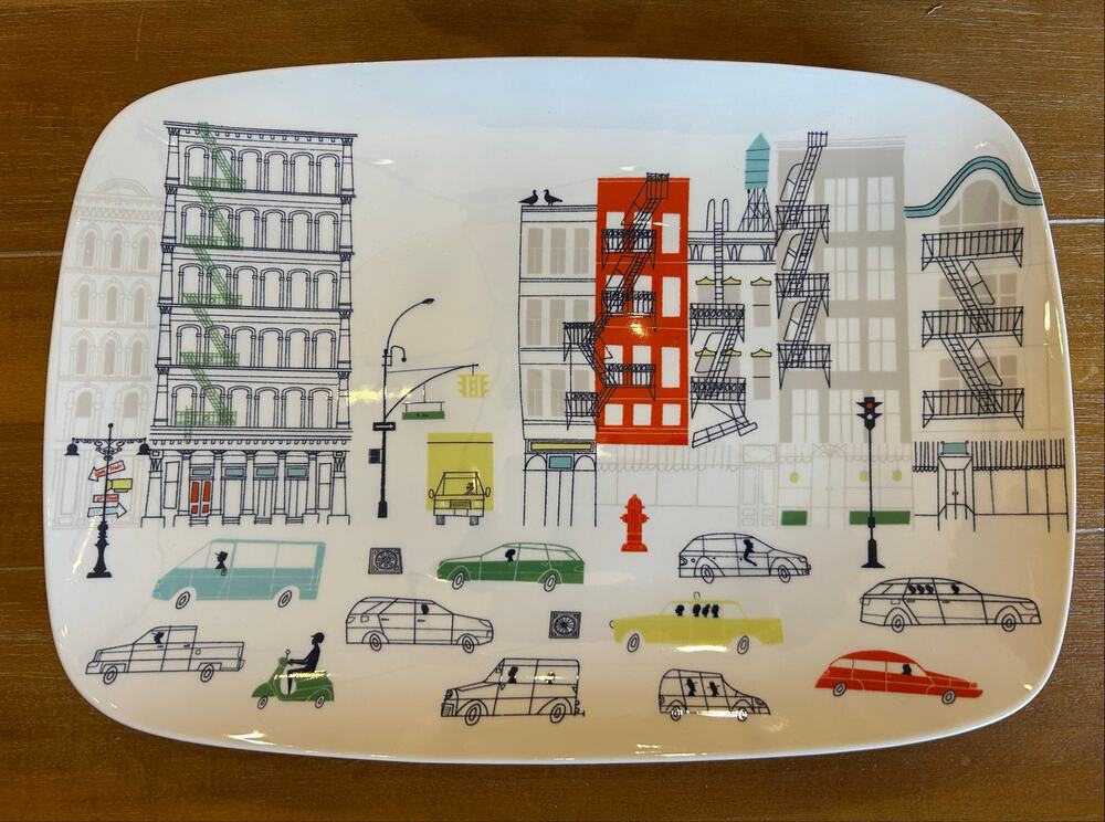 Kate Spade New York x Lenox Hopscotch Drive About Town Serving Platter Perfect